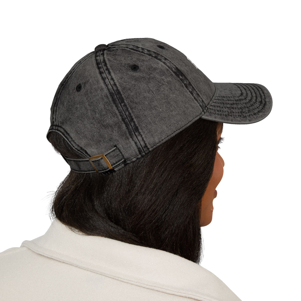 Embroidered 'Fuck Off' Vintage Cap