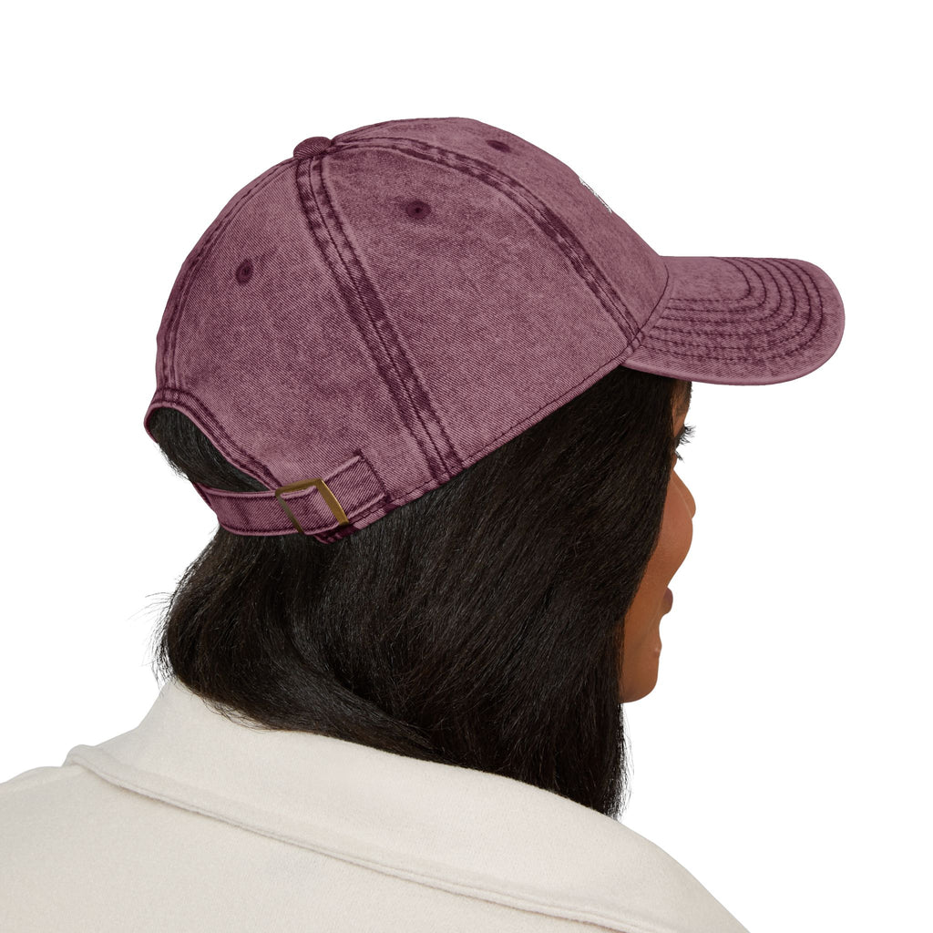 Embroidered 'Fuck Off' Vintage Cap