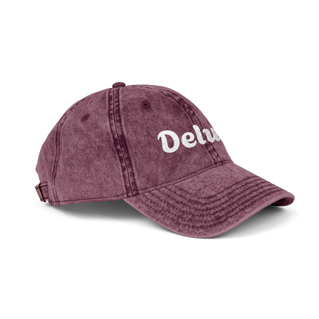 Vintage Embroidered Delulu Cap