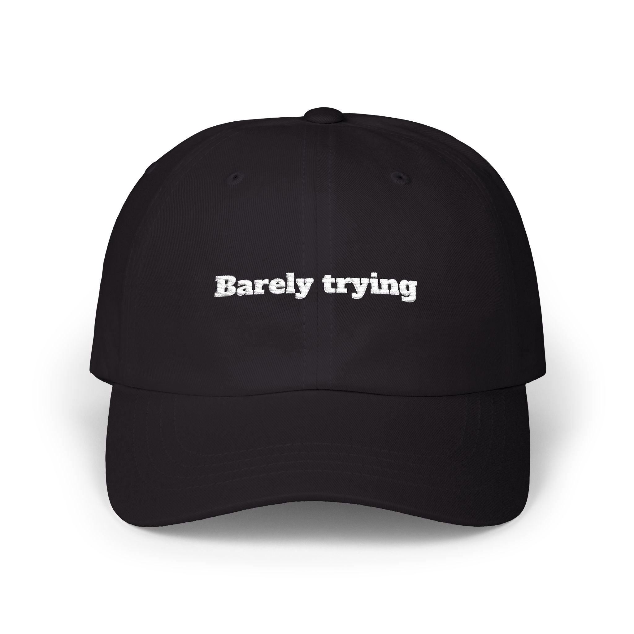 Barely Trying Dad Cap