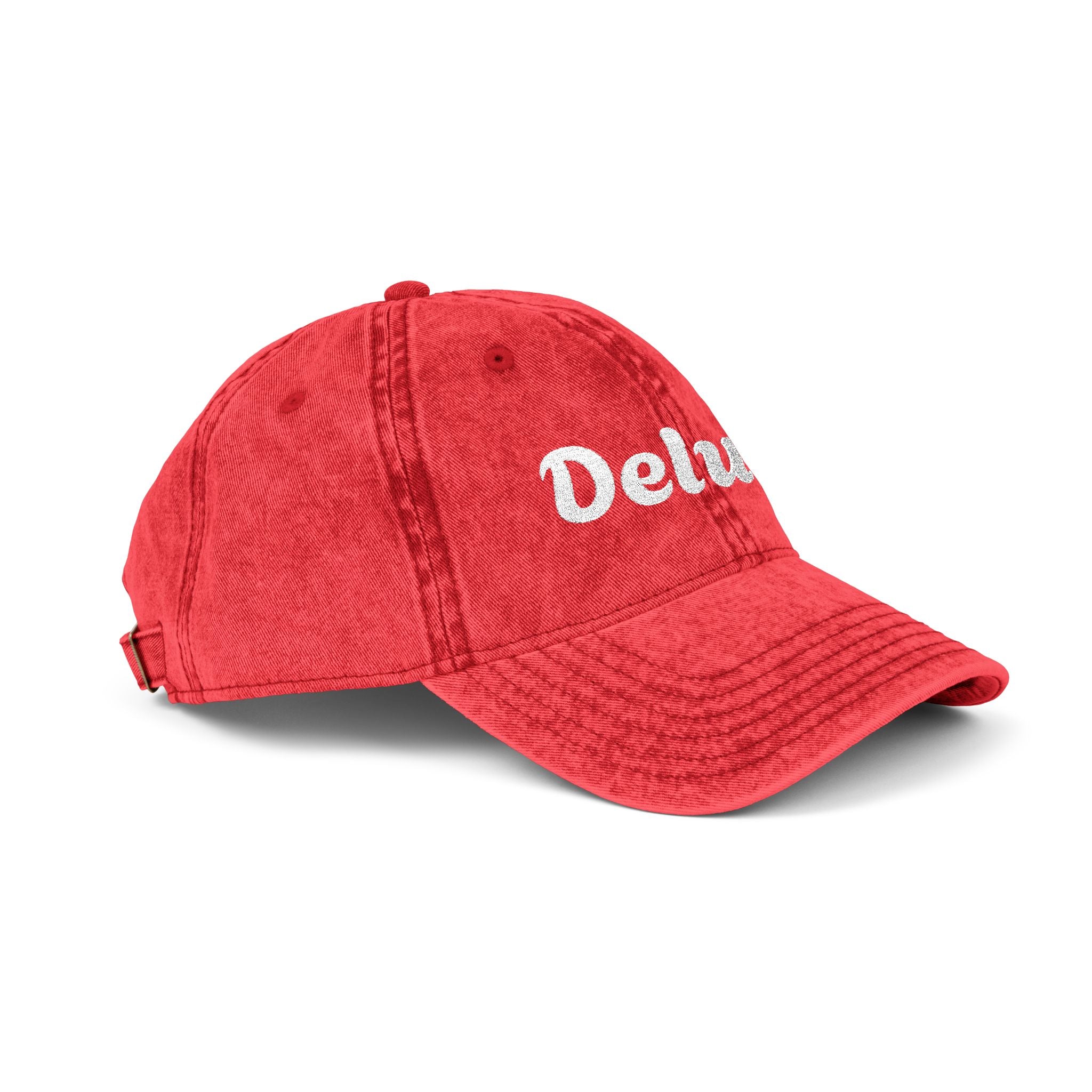 Vintage Embroidered Delulu Cap