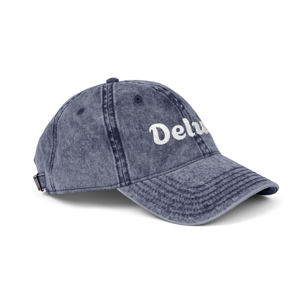 Vintage Embroidered Delulu Cap