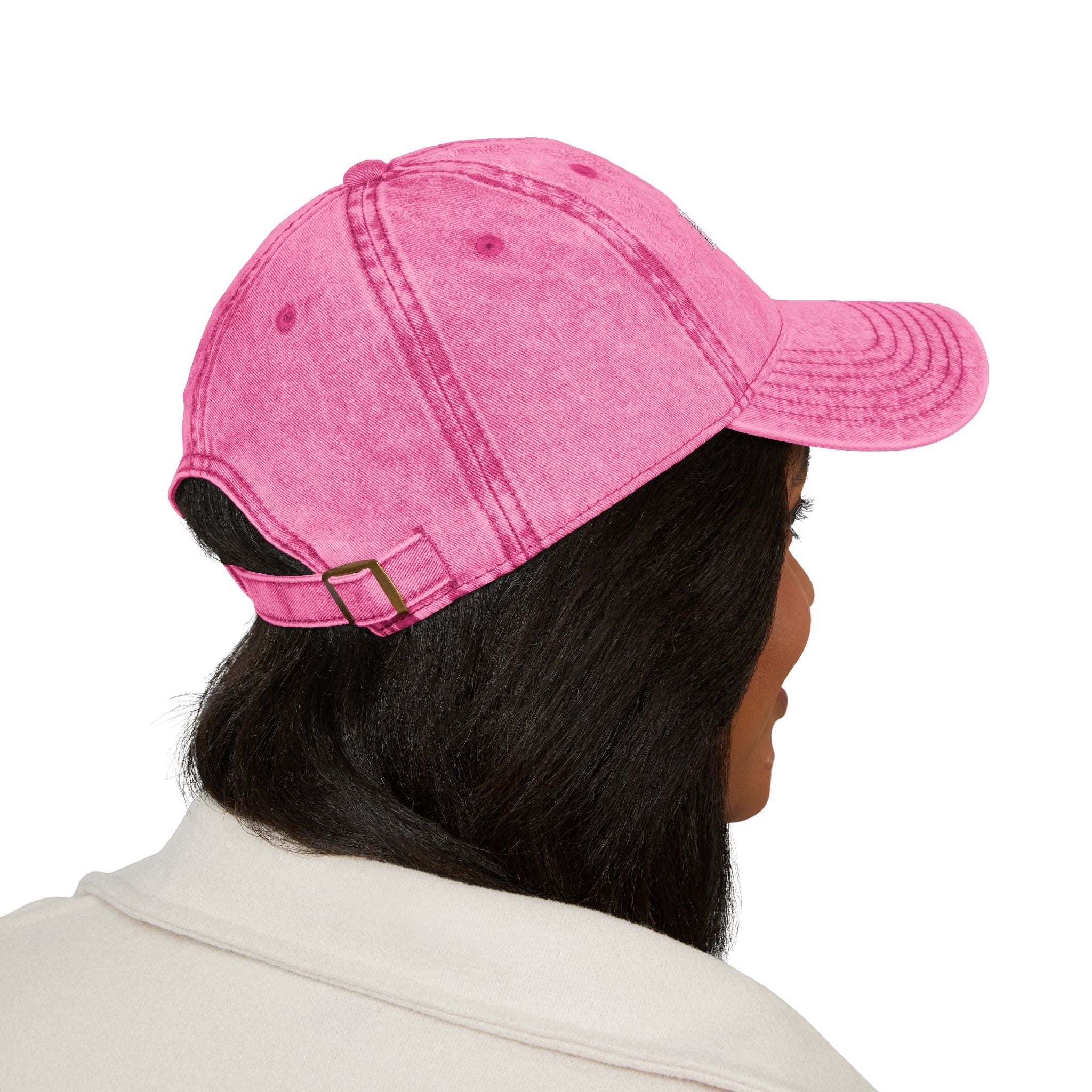 Embroidered 'Fuck Off' Vintage Cap