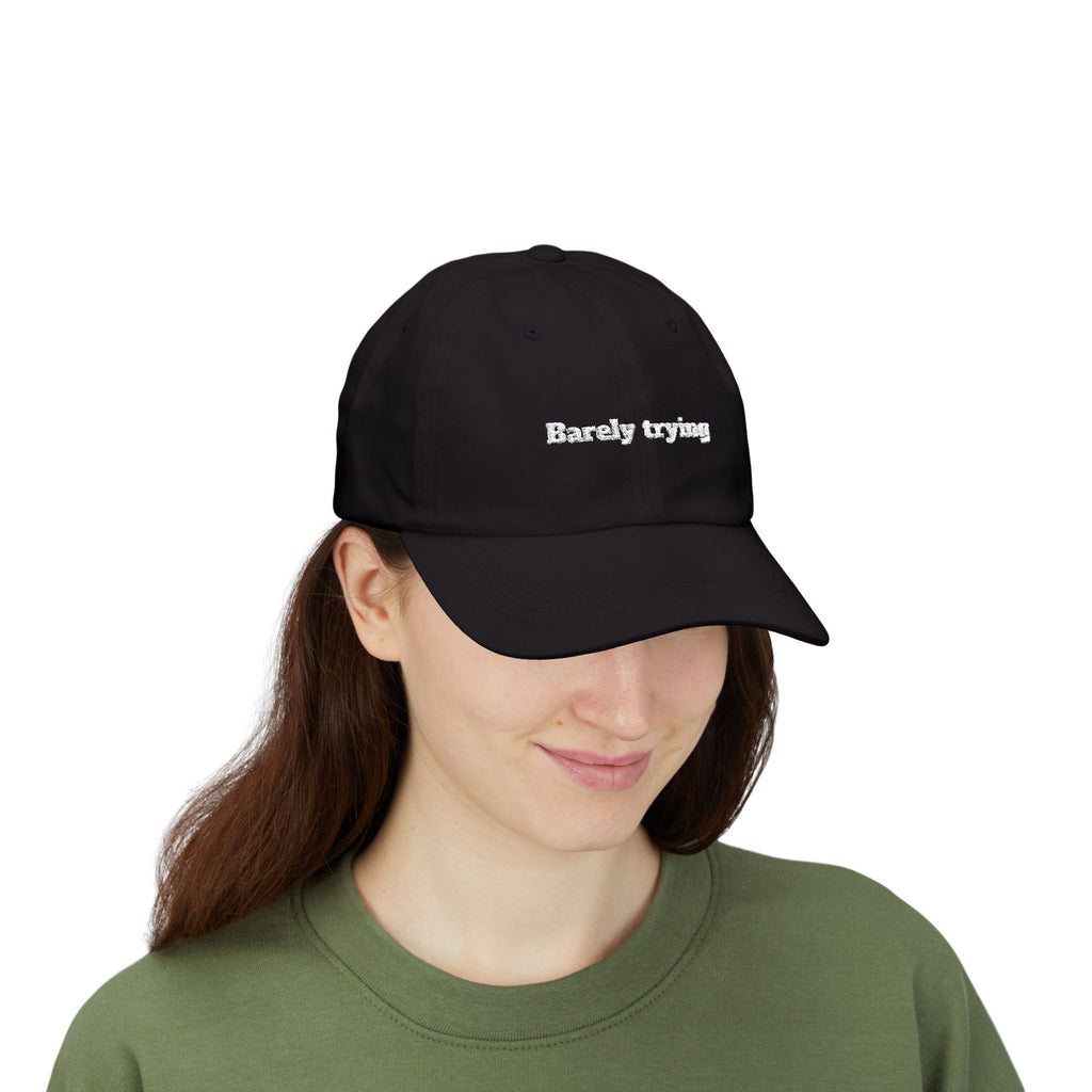 Barely Trying Dad Cap